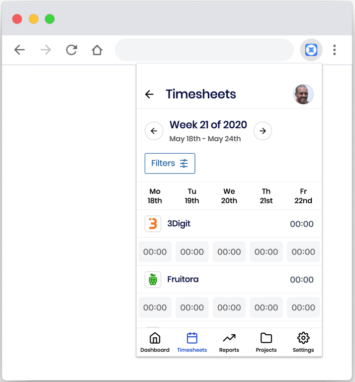 Sandtime.io - Timesheets - free time tracking browser extension